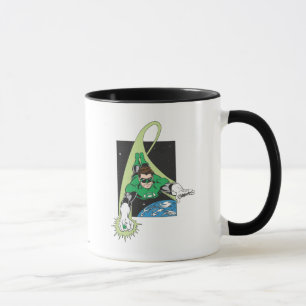 Green Lantern in Space Mug