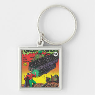 Green Lantern in the trenches Key Ring