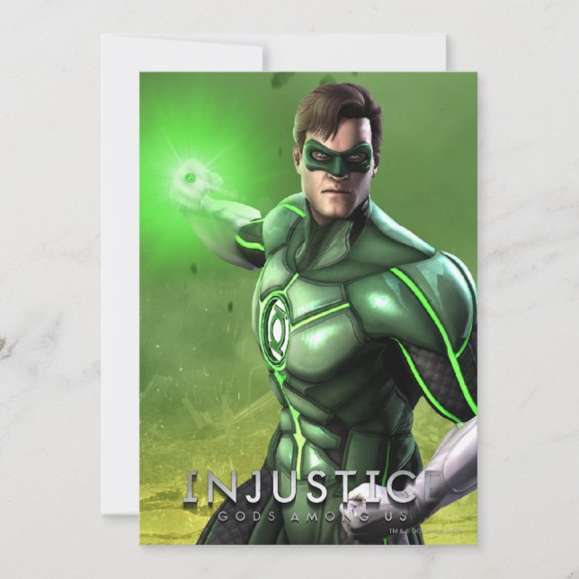 Green Lantern Invitation (Front)