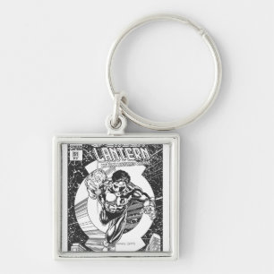 Green Lantern - It all begins here, Black and Whit Key Ring