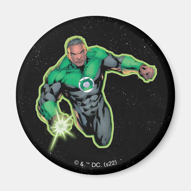 Green Lantern John Stewart Magnet (Front)