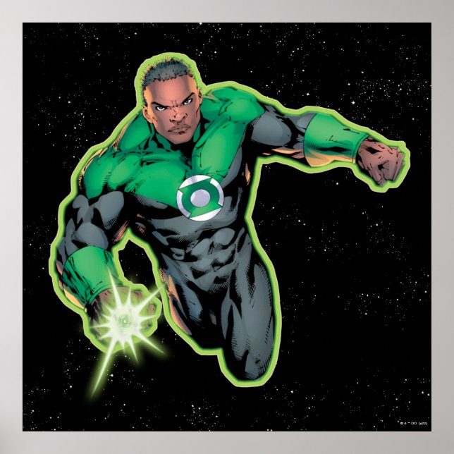 Green Lantern John Stewart Poster (Front)