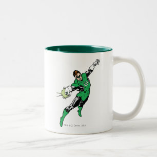 Green Lantern Jump Two-Tone Coffee Mug