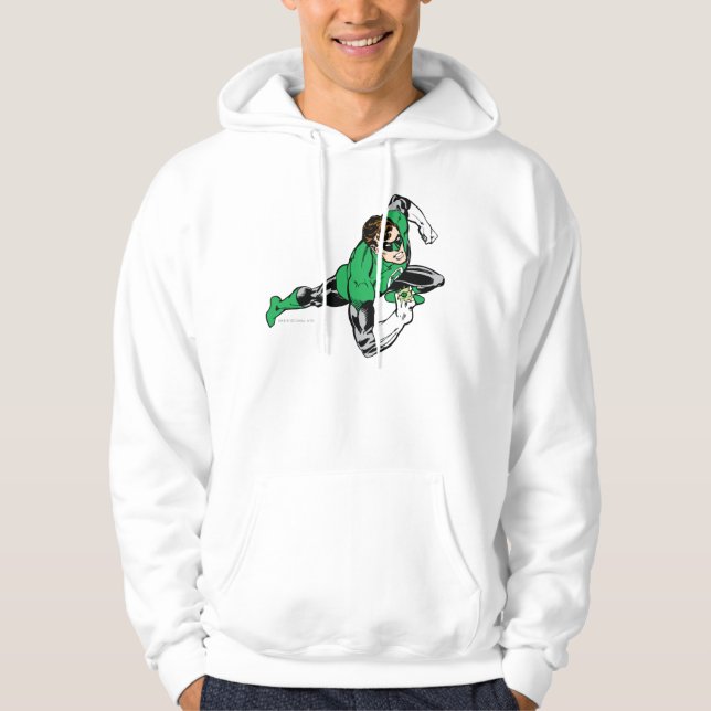 Green Lantern Leap Right Hoodie (Front)