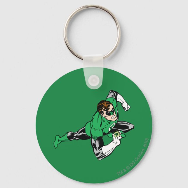Green Lantern Leap Right Key Ring (Front)