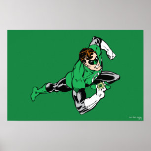 Green Lantern Leap Right Poster
