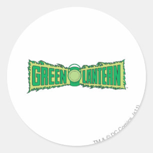 Green Lantern Letters 1 Classic Round Sticker