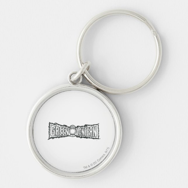 Green Lantern Letters BW Key Ring (Front)