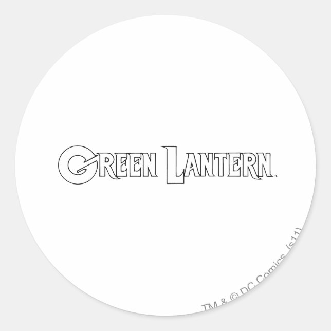 Green Lantern Logo 10 Classic Round Sticker (Front)