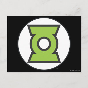 Green Lantern Logo 11 Postcard