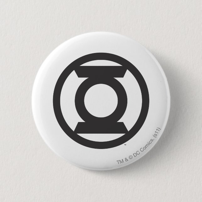 Green Lantern Logo 14 6 Cm Round Badge (Front)