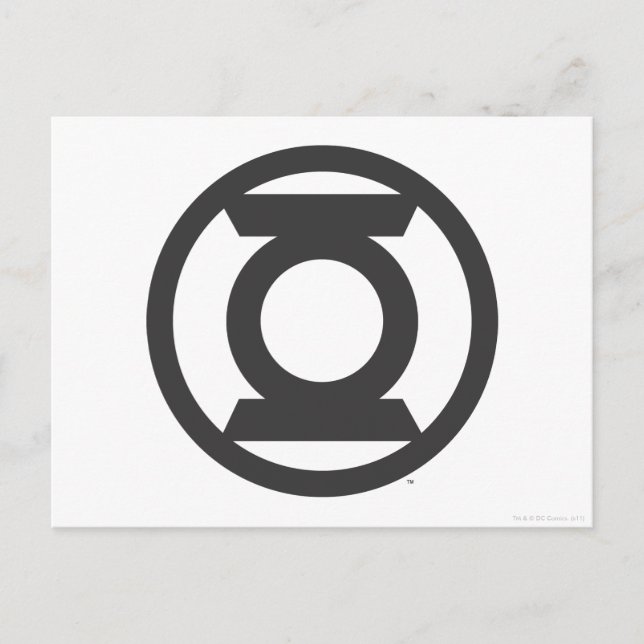 Green Lantern Logo 14 Postcard (Front)