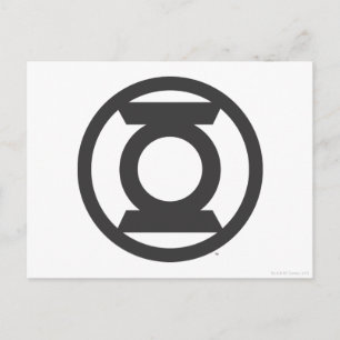 Green Lantern Logo 14 Postcard