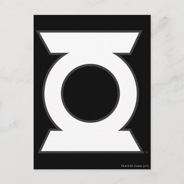 Green Lantern Logo 16 Postcard (Front)