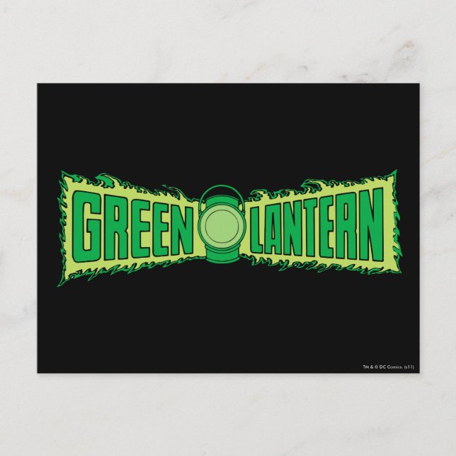 Green Lantern Logo 4 Postcard (Front)