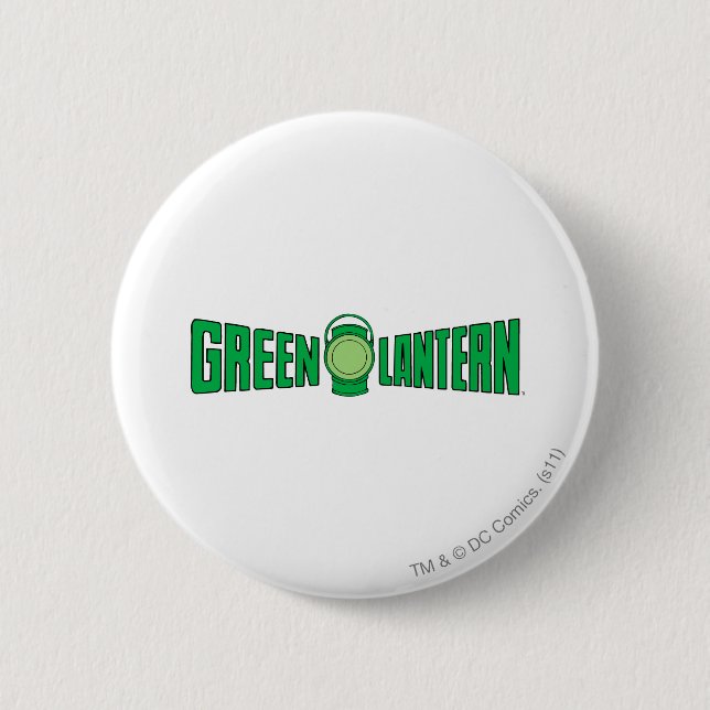 Green Lantern Logo 5 6 Cm Round Badge (Front)