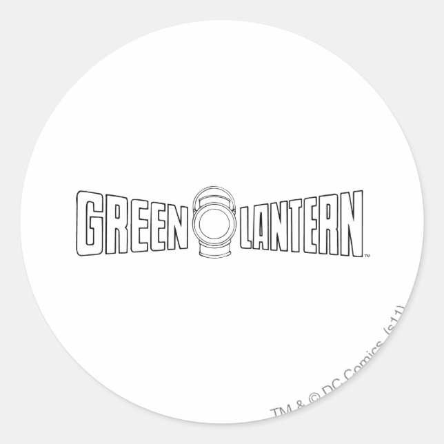 Green Lantern Logo 6 Classic Round Sticker (Front)