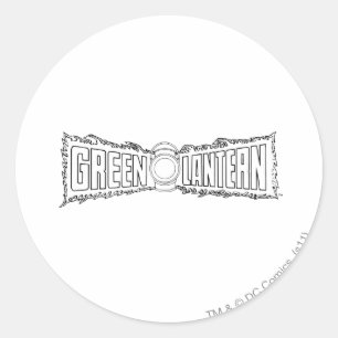 Green Lantern Logo 7 Classic Round Sticker