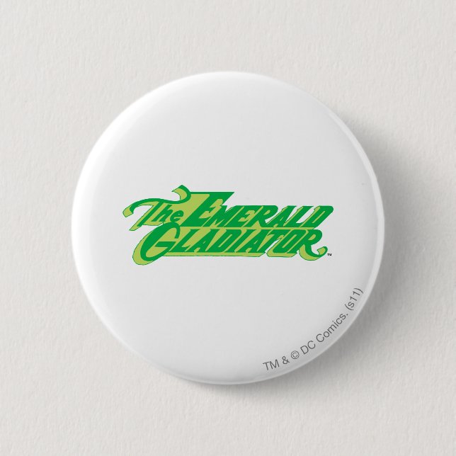Green Lantern Logo 8 6 Cm Round Badge (Front)