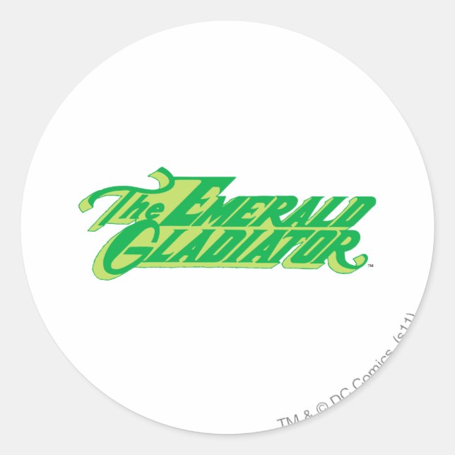 Green Lantern Logo 8 Classic Round Sticker (Front)