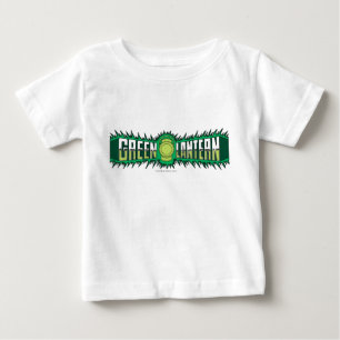 Green Lantern Logo - Green Flames Baby T-Shirt