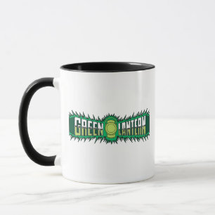 Green Lantern Logo - Green Flames Mug