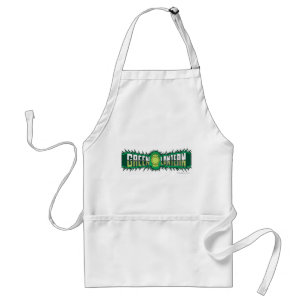 Green Lantern Logo - Green Flames Standard Apron