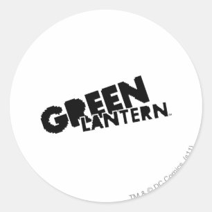 Green Lantern Logo - Pixels Classic Round Sticker