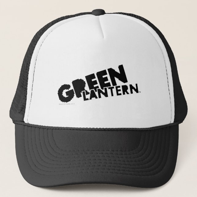 Green Lantern Logo - Pixels Trucker Hat (Front)