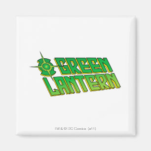 Green Lantern Logo - Slanted Magnet