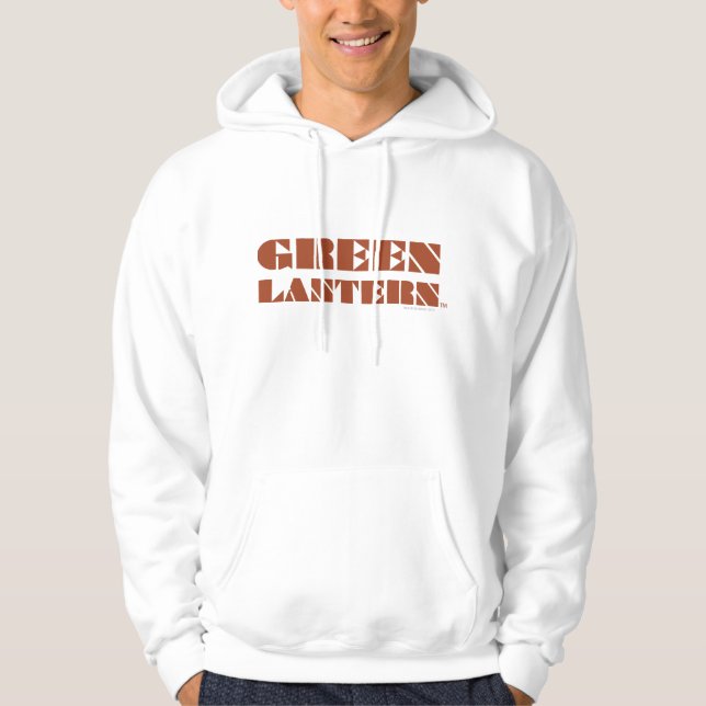 Green Lantern Logo - Tan Hoodie (Front)