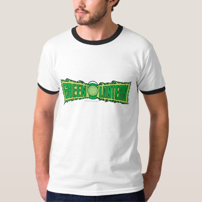Green Lantern Logo with Lantern T-Shirt (Front)