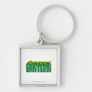 Green Lantern Logo - Yellow Flames Key Ring