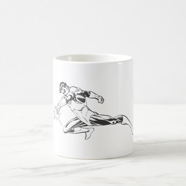 Green Lantern Lunges Down Coffee Mug (Center)