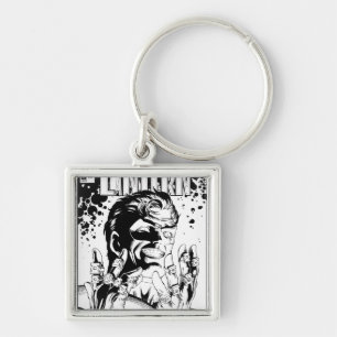 Green Lantern  - Many Rings, Black and White Key Ring