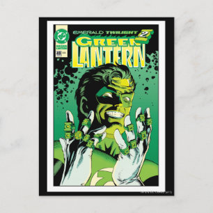 Green Lantern  - Many Rings Postcard