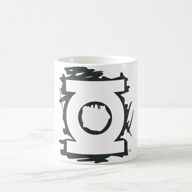Green Lantern Marker Symbol Coffee Mug (Center)