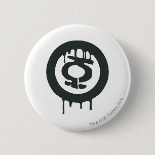 Green Lantern Paint Symbol 6 Cm Round Badge