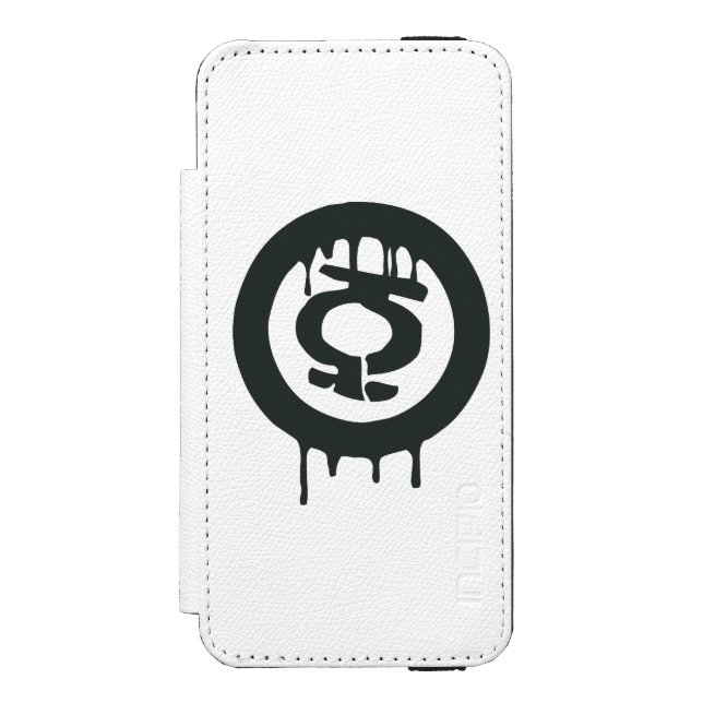 Green Lantern Paint Symbol Incipio iPhone Wallet Case (Folio Front)