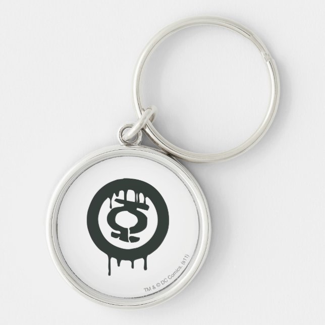 Green Lantern Paint Symbol Key Ring (Front)