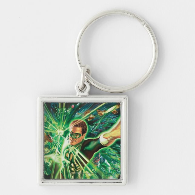 Green Lantern Painting Key Ring (Front)