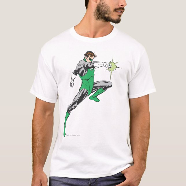 Green Lantern Pointing Ring T-Shirt (Front)