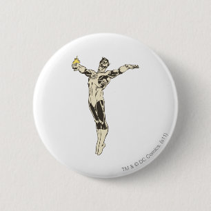 Green Lantern Poses 6 Cm Round Badge