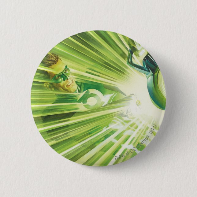 Green Lantern Power 6 Cm Round Badge (Front)