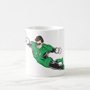 Green Lantern Punches Coffee Mug