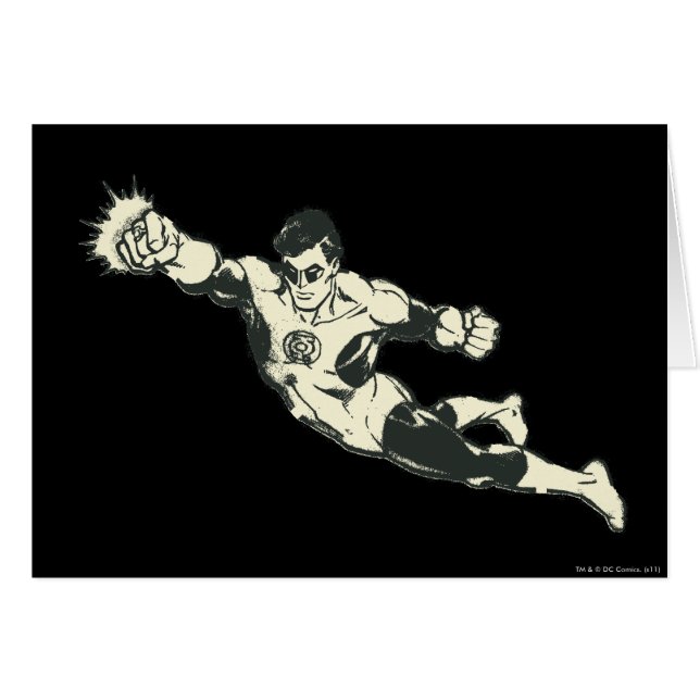 Green Lantern Punches Grunge (Front Horizontal)