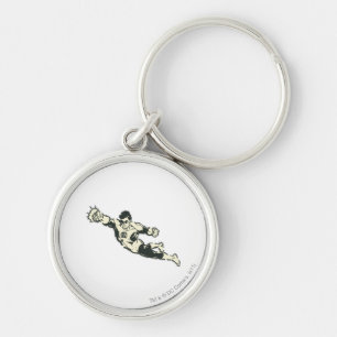 Green Lantern Punches Grunge Key Ring