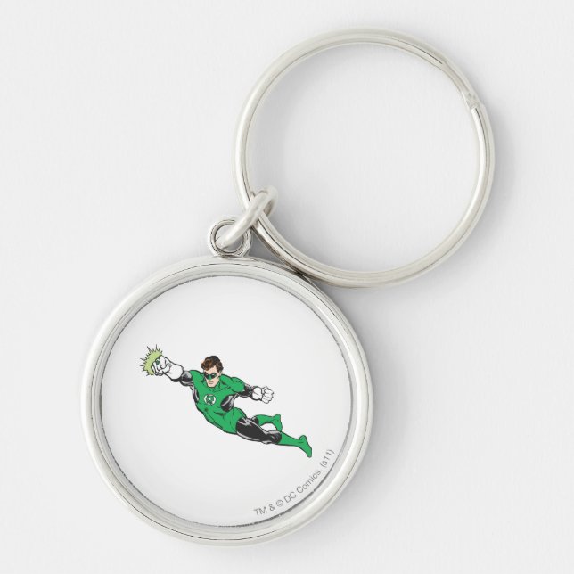 Green Lantern Punches Key Ring (Front)