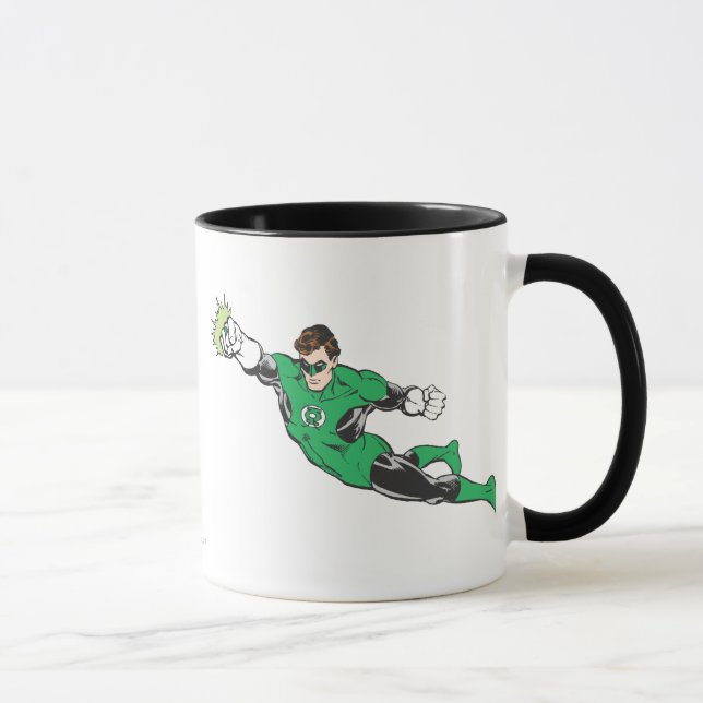 Green Lantern Punches Mug (Right)