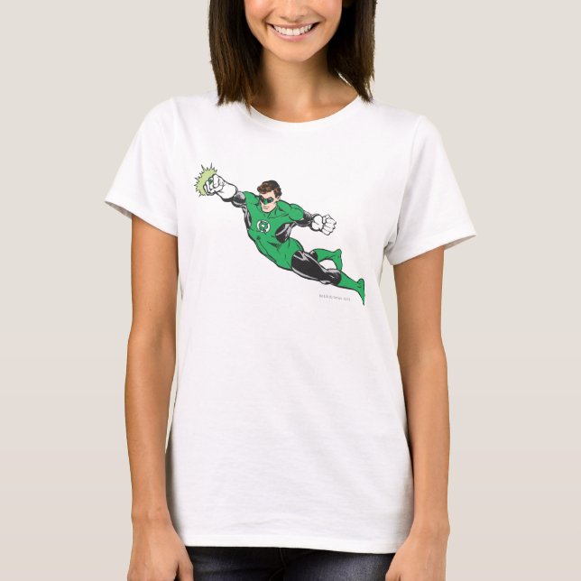 Green Lantern Punches T-Shirt (Front)